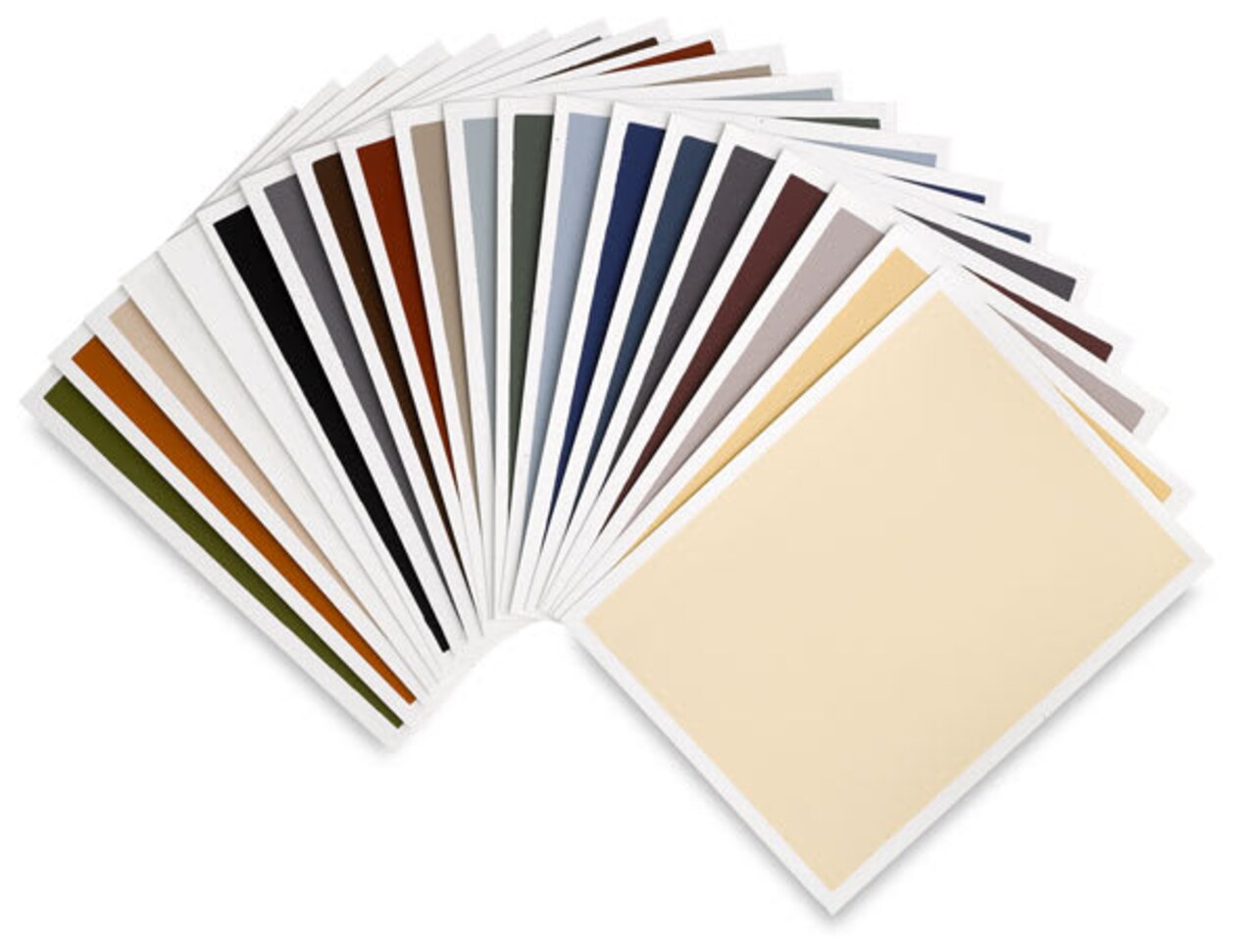 Art Spectrum Colourfix Original Coated Pastel Paper - 9" x 12", Rainbow Pack, Pkg of 20 Sheets